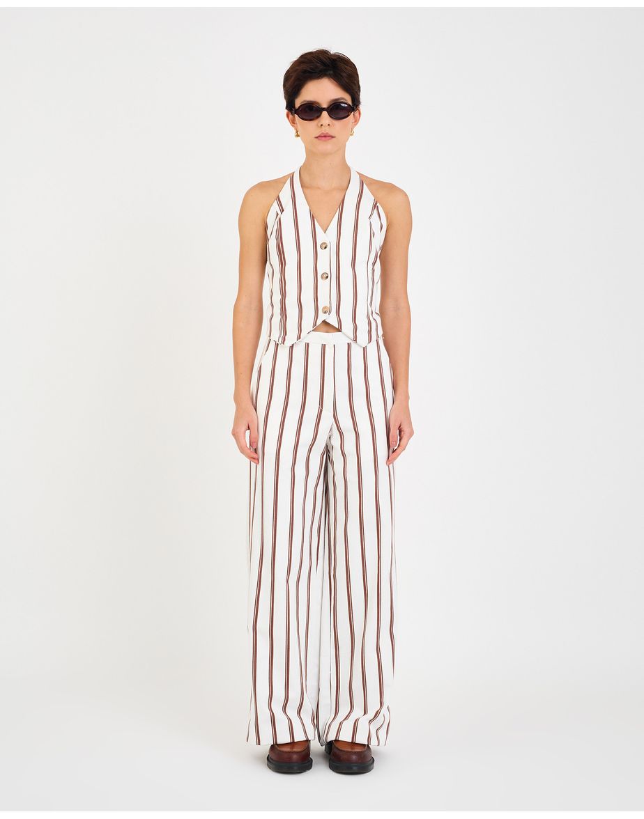 Calça listra ver listrado