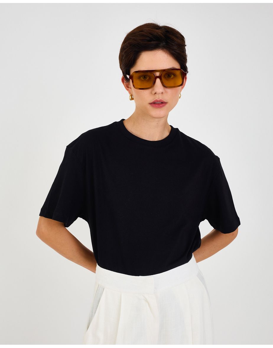 T-shirt basica ban preto