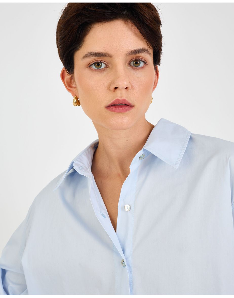 Camisa listras tic azul