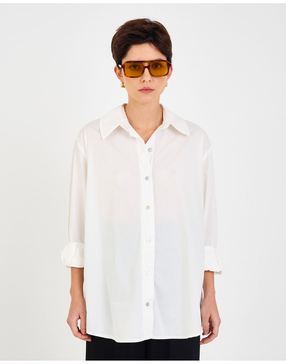 Camisa listras tic off-white