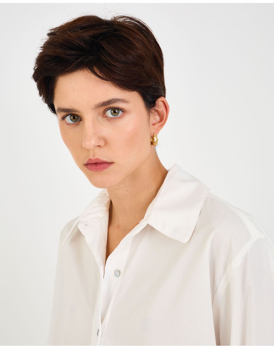 Camisa listras tic off-white