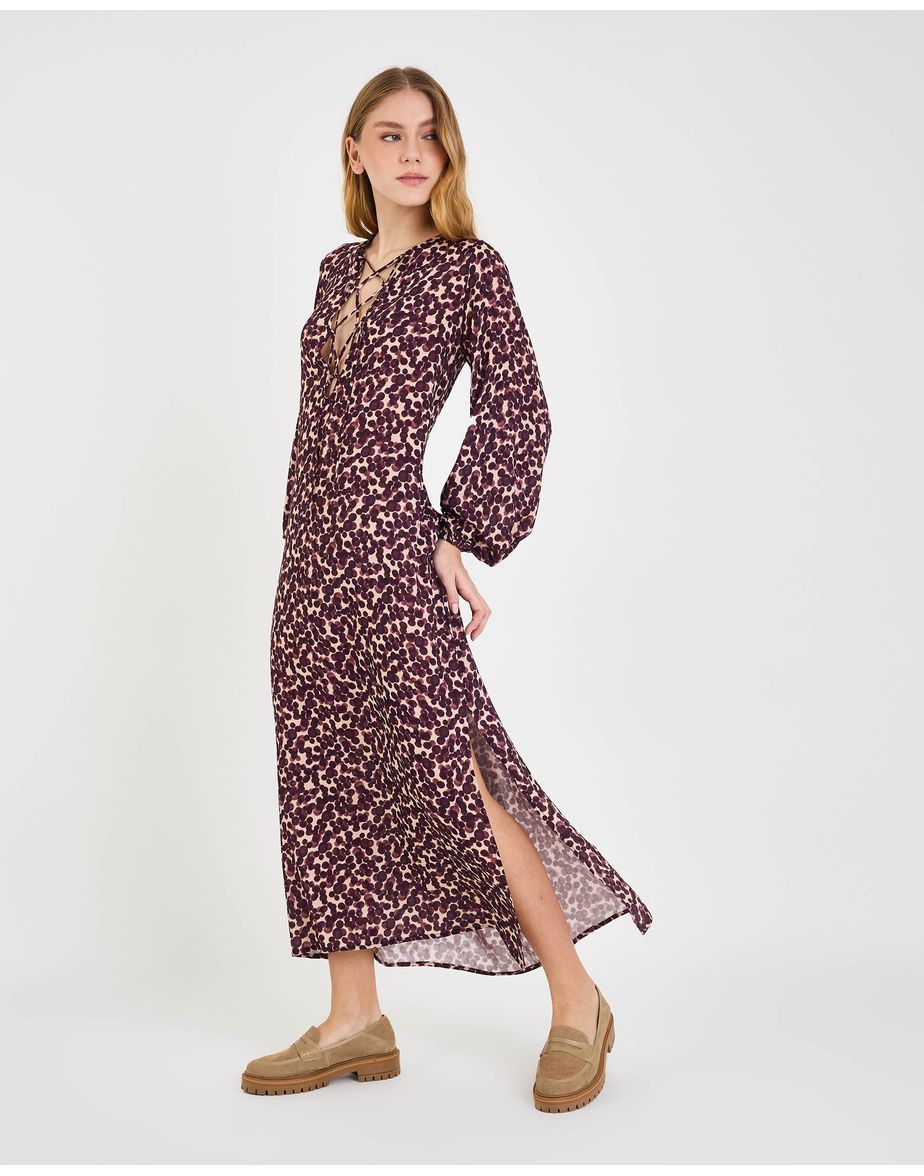 Vestido dots nev estampado