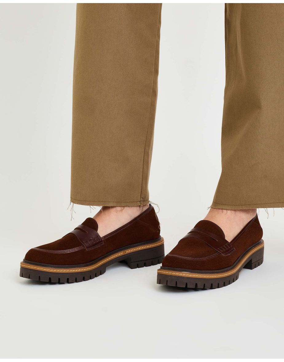 Mocassim classico nev marrom