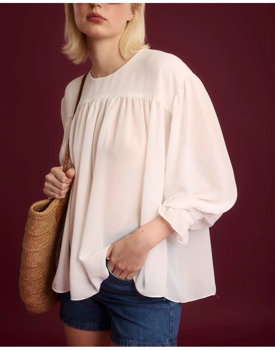 Blusa yala geo off-white