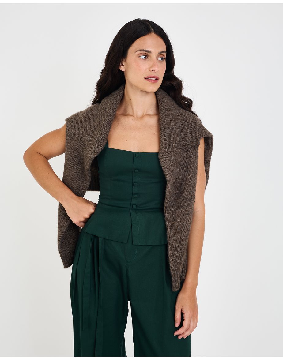 Blusa boxer mos verde