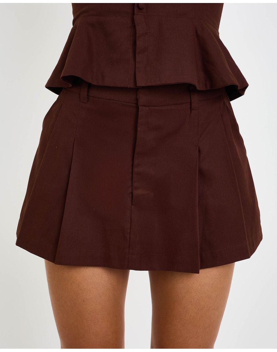 Saia boxer mos marrom
