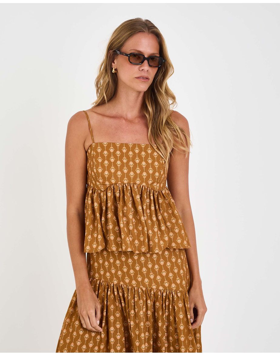 Blusa curcuma inv estampado