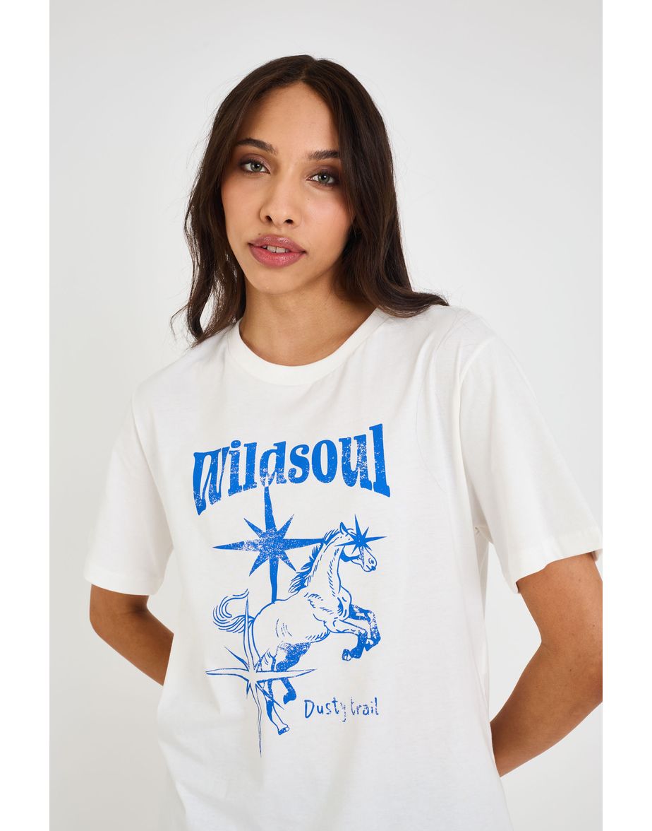 T-shirt silk vib off-white