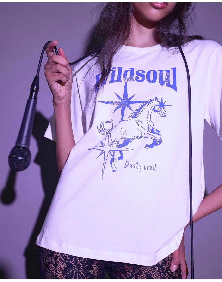 T-shirt silk vib off-white