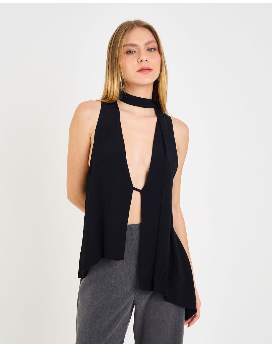 Blusa frente aya preto