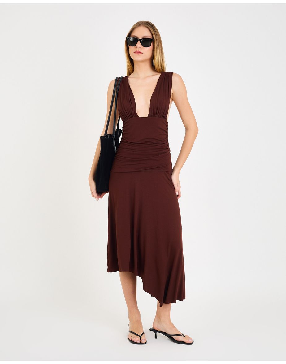 Vestido salsa aya  marrom