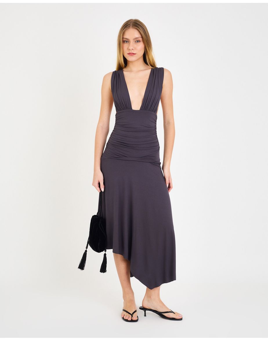 Vestido salsa aya  cinza