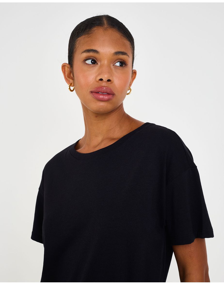 T-shirt linho ila preto