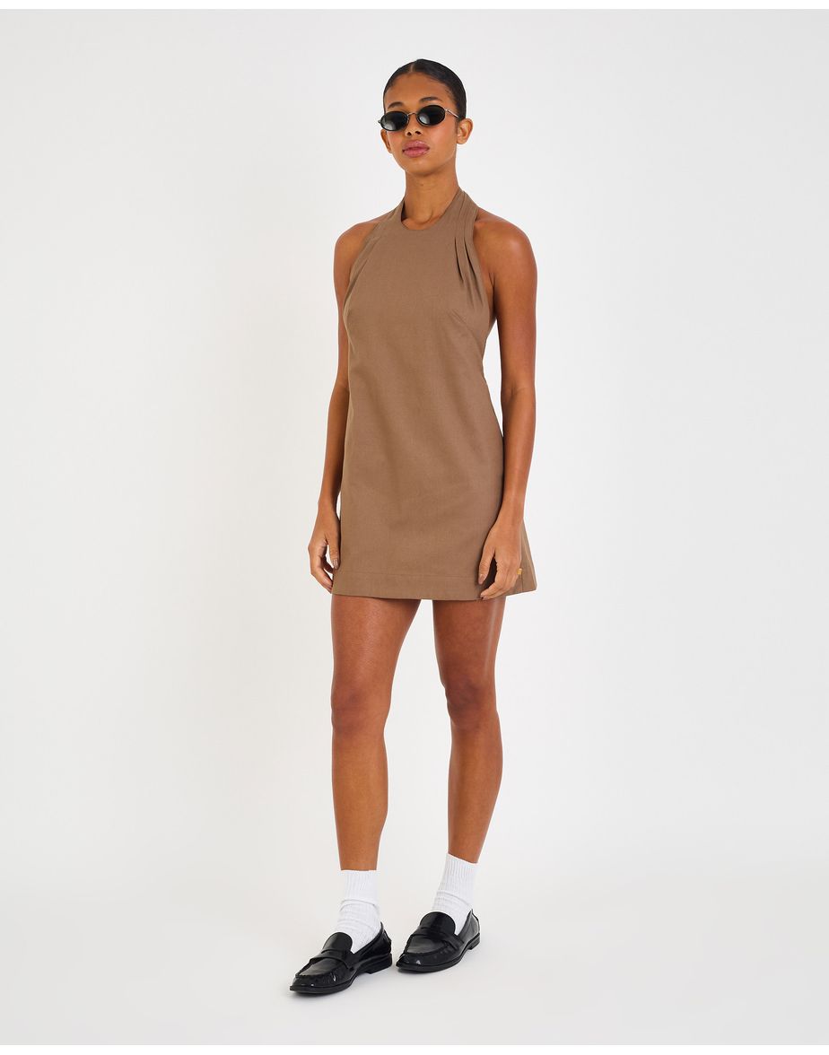 Vestido nyra ila marrom