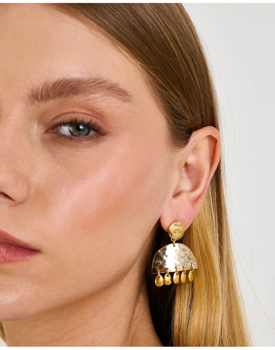 Brinco boho aya  dourado