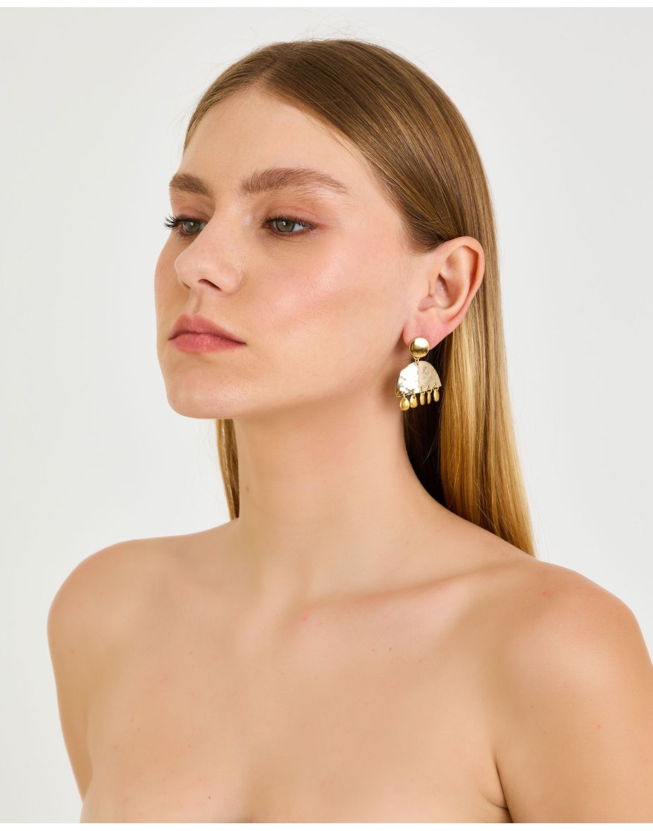 Brinco boho aya  dourado