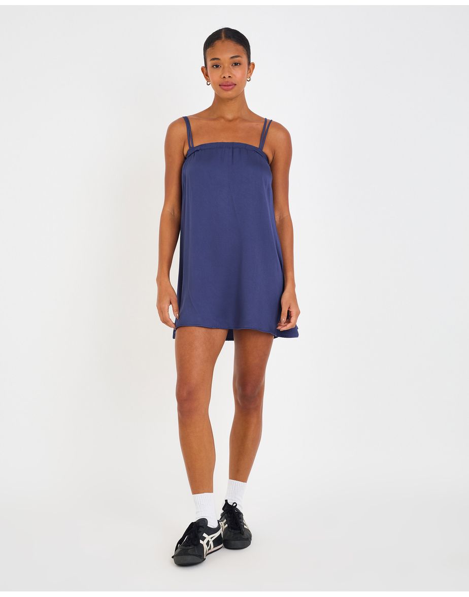 Vestido curto sevilha aya azul