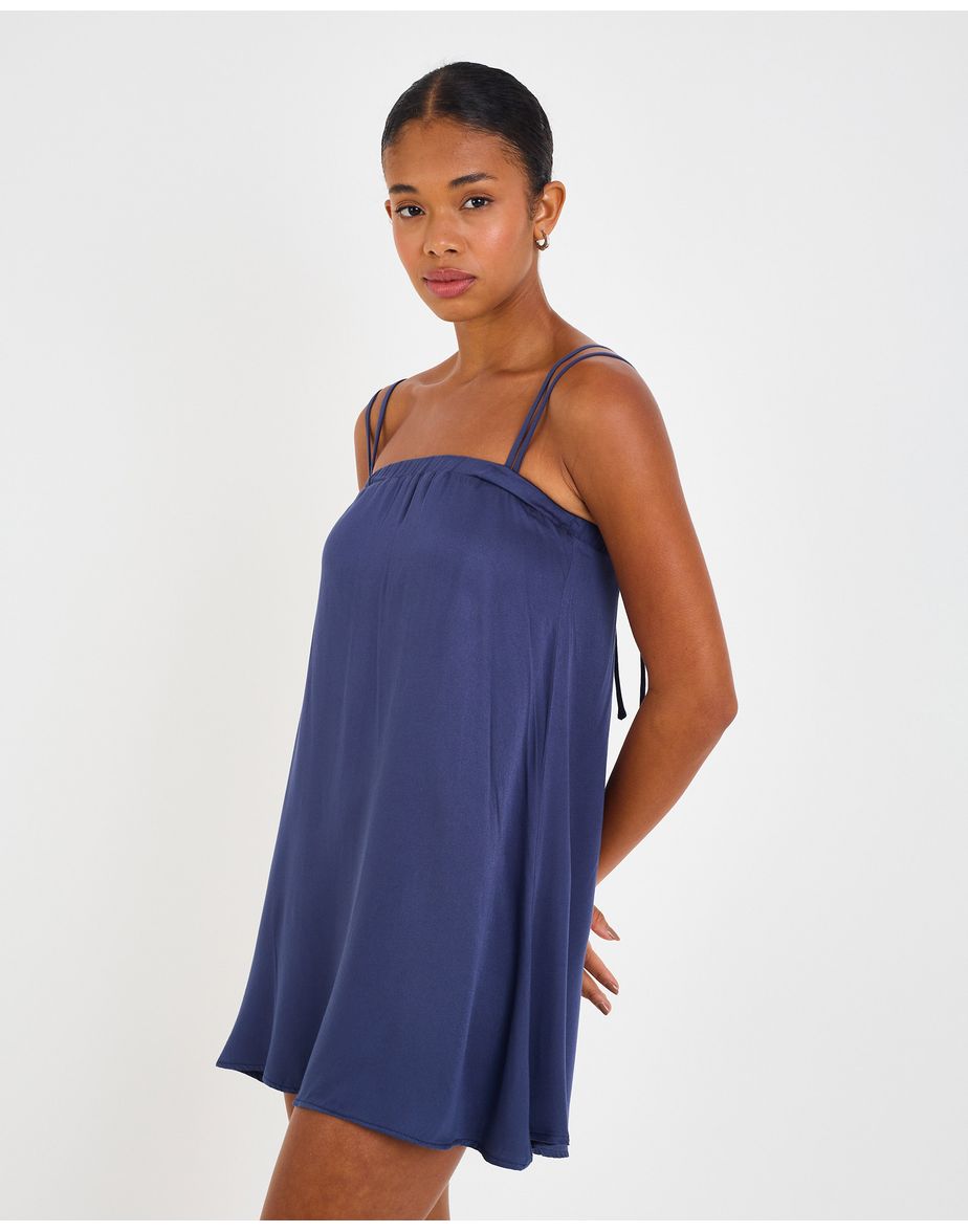 Vestido curto sevilha aya azul