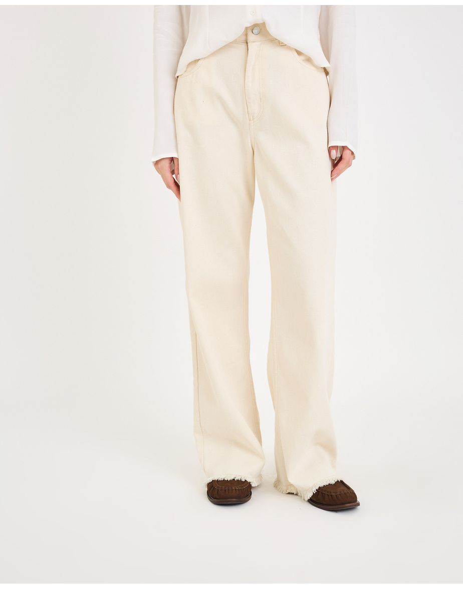 Calça clara aya off-white