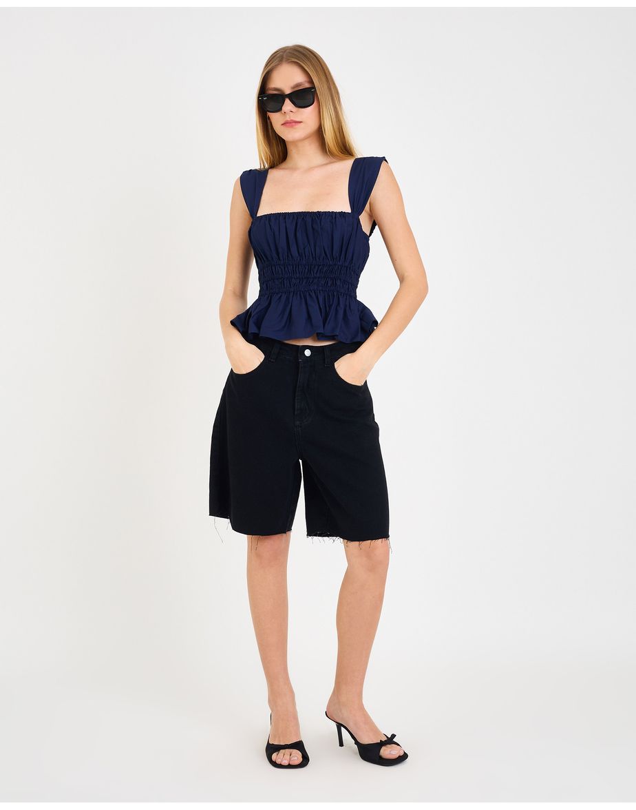 Bermuda black aya preto