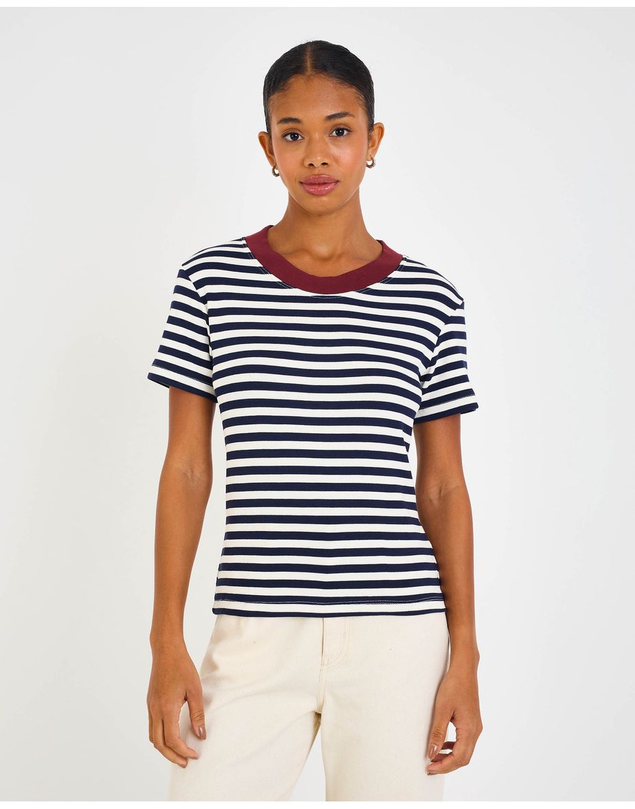 T-shirt duo era azul marinho