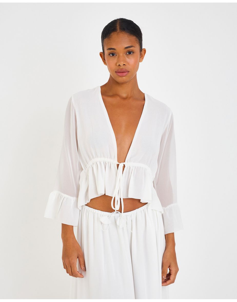 Blusa ggt era off-white