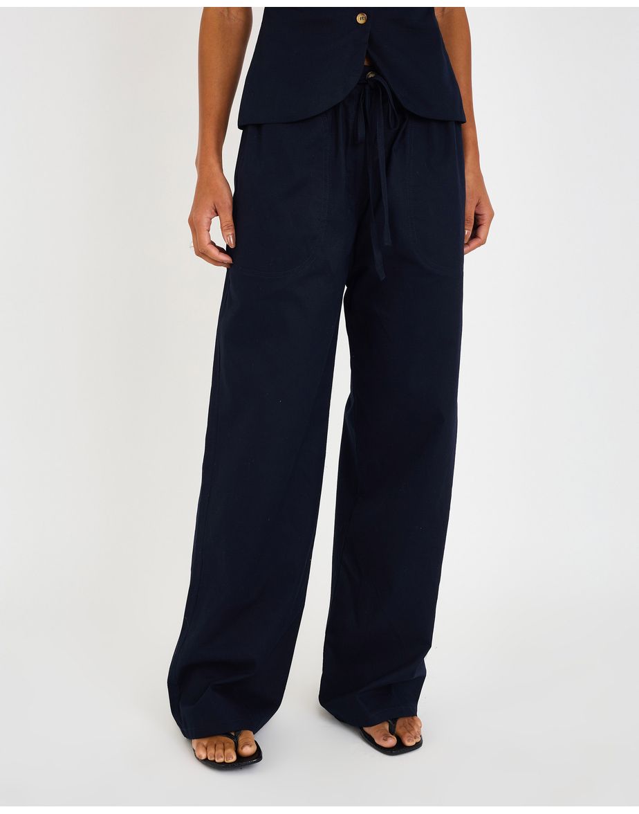 Calça tatame lísia era azul marinho