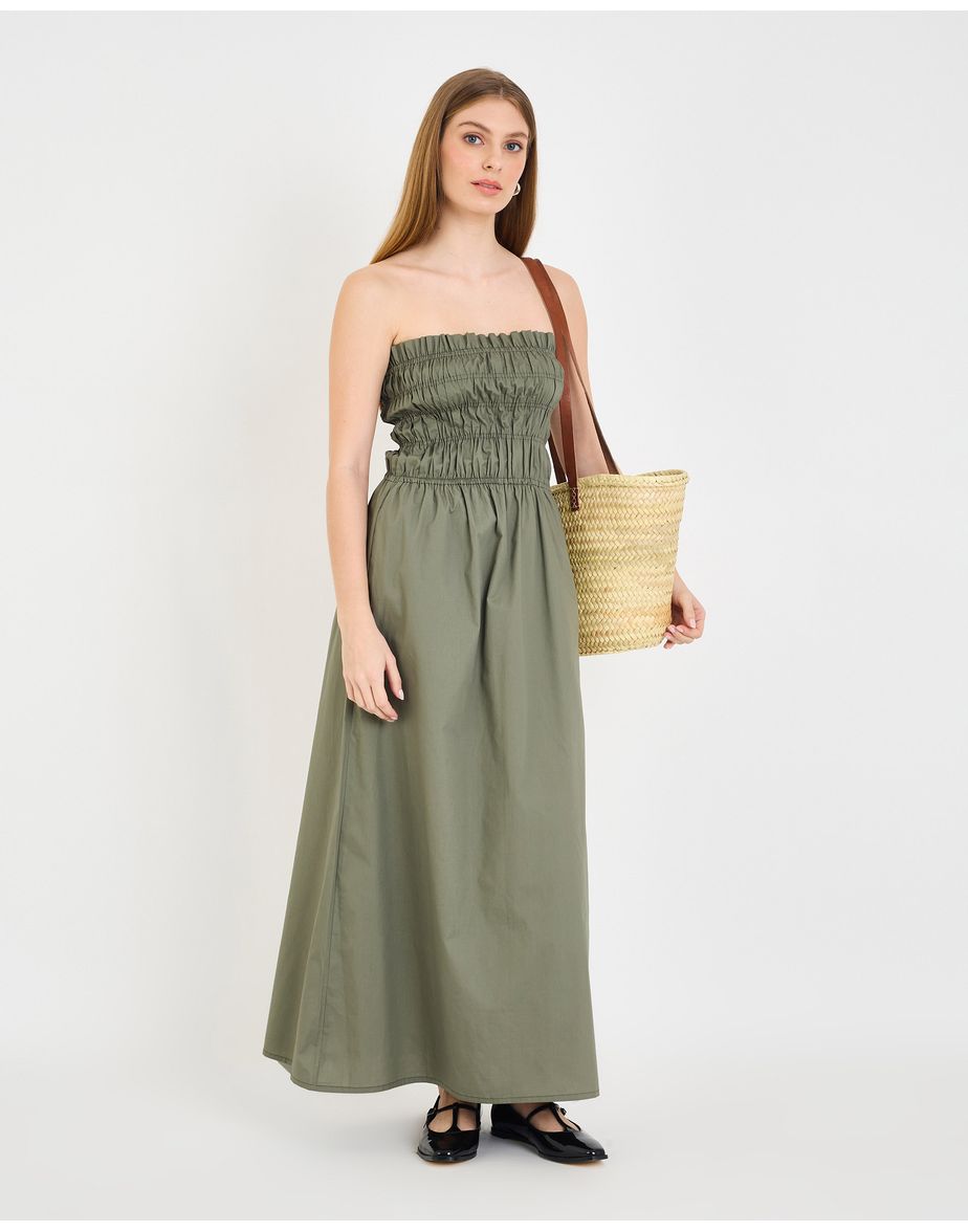 Vestido bruma ora verde