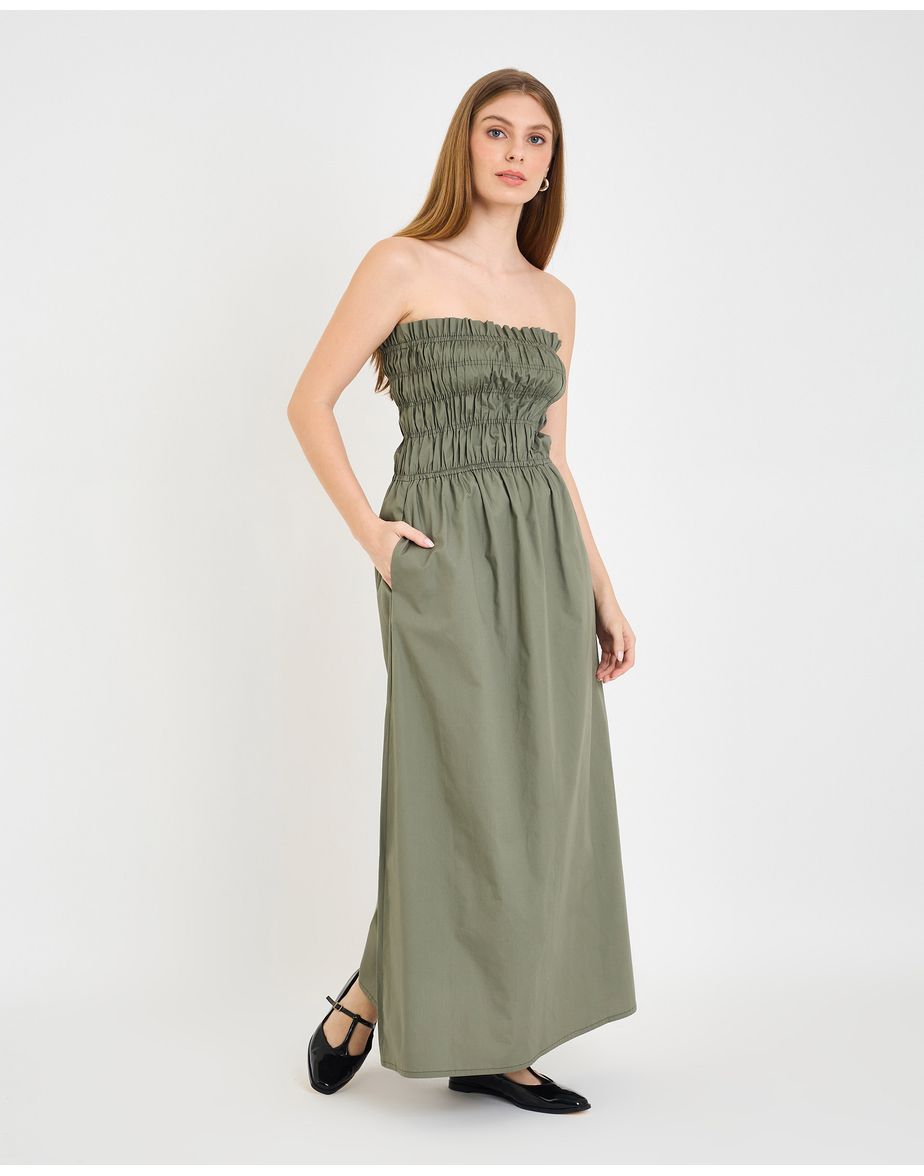 Vestido bruma ora verde