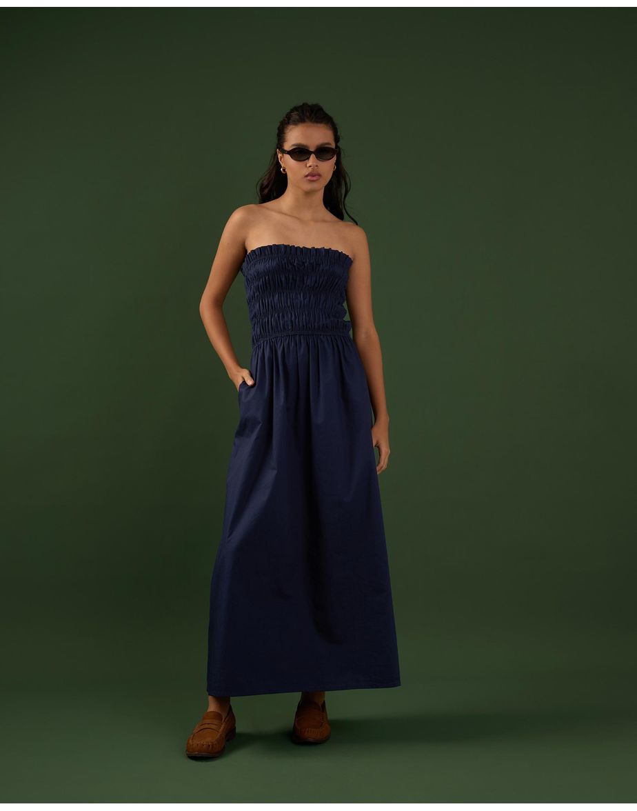 Vestido bruma ora azul