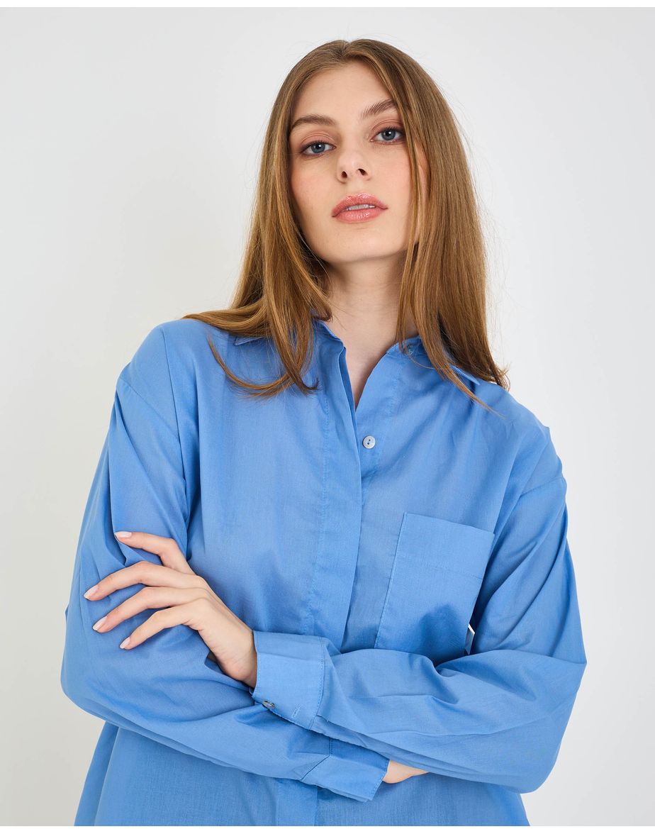 Camisa pastel tou  azul