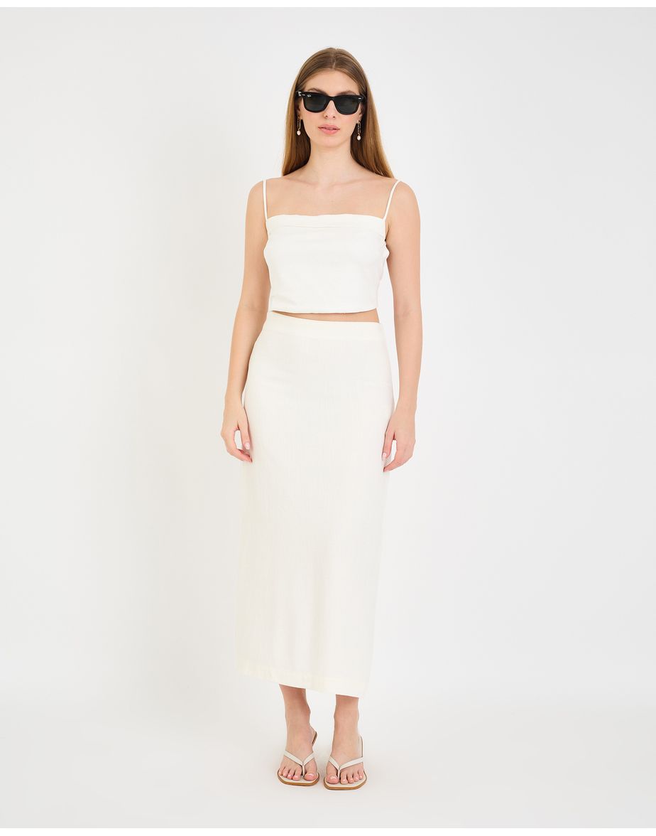 Saia coluna zen  off-white