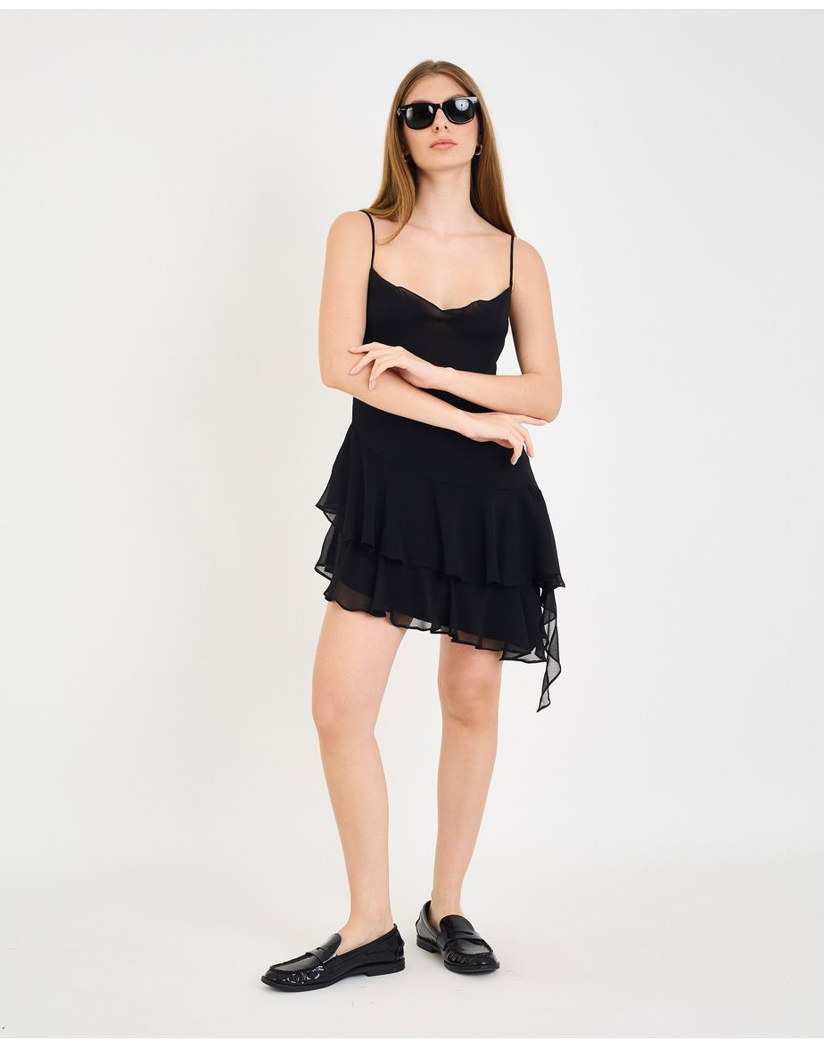 vestido calda in preto