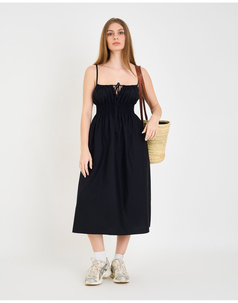 Vestido lastex boo  preto