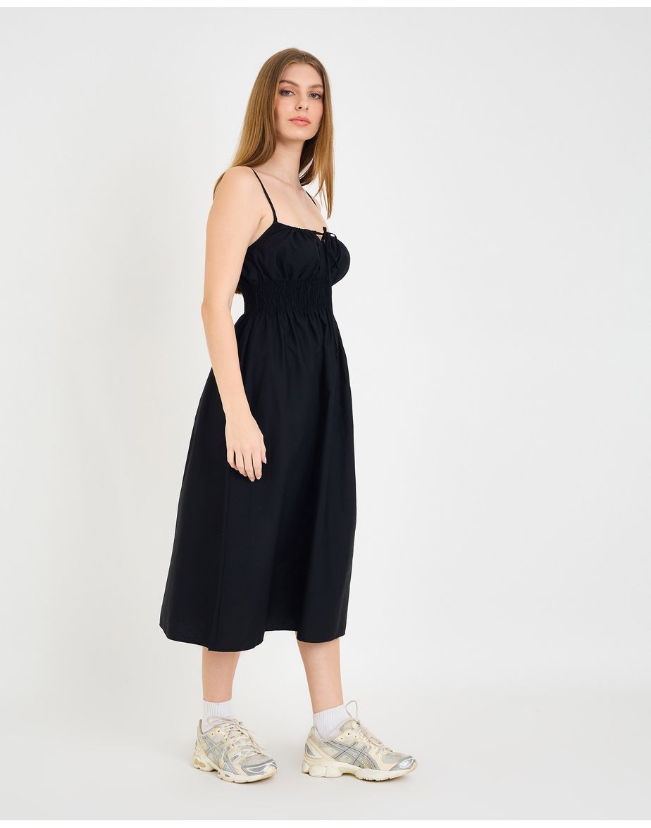 Vestido lastex boo  preto