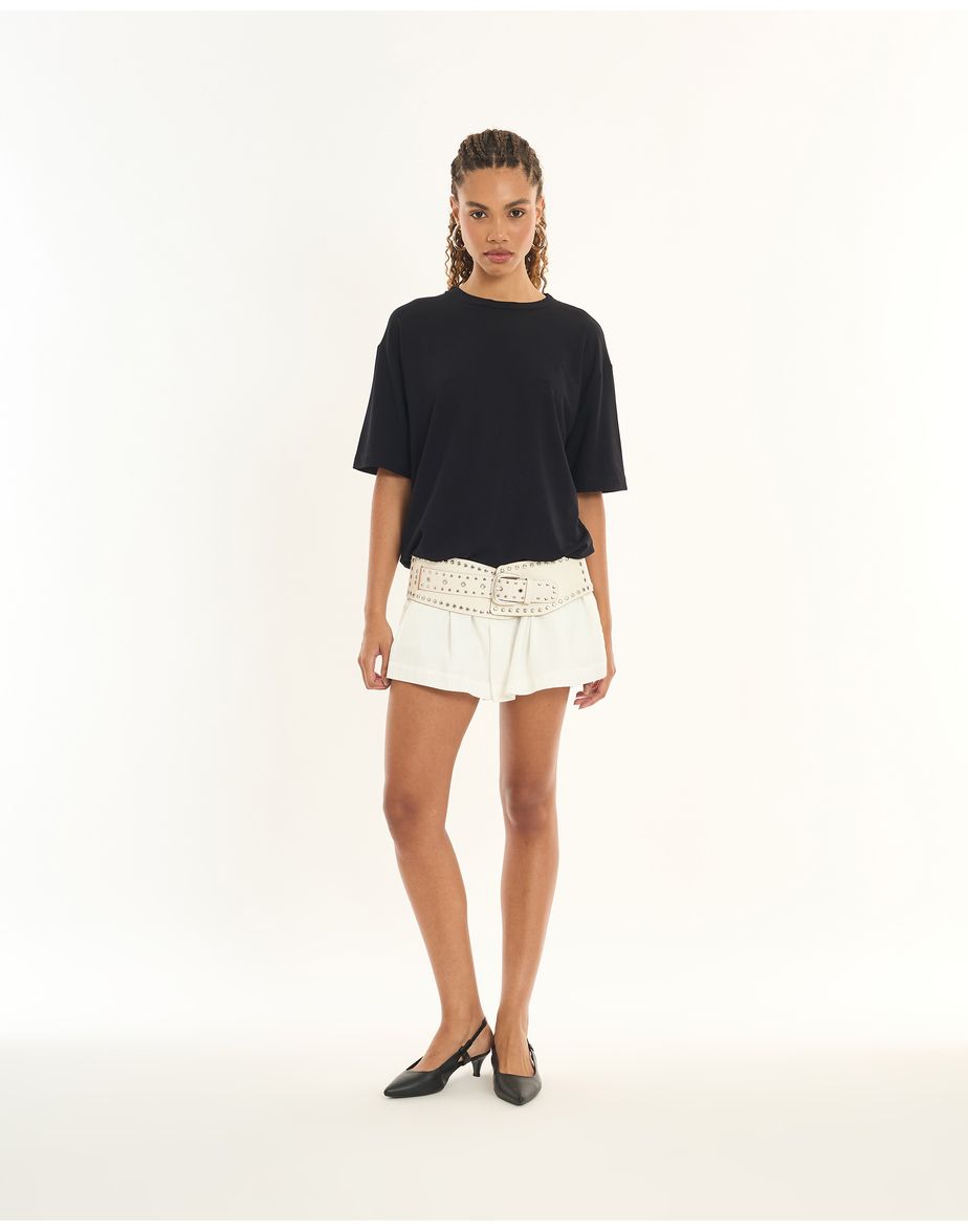 Camiseta over inv preto
