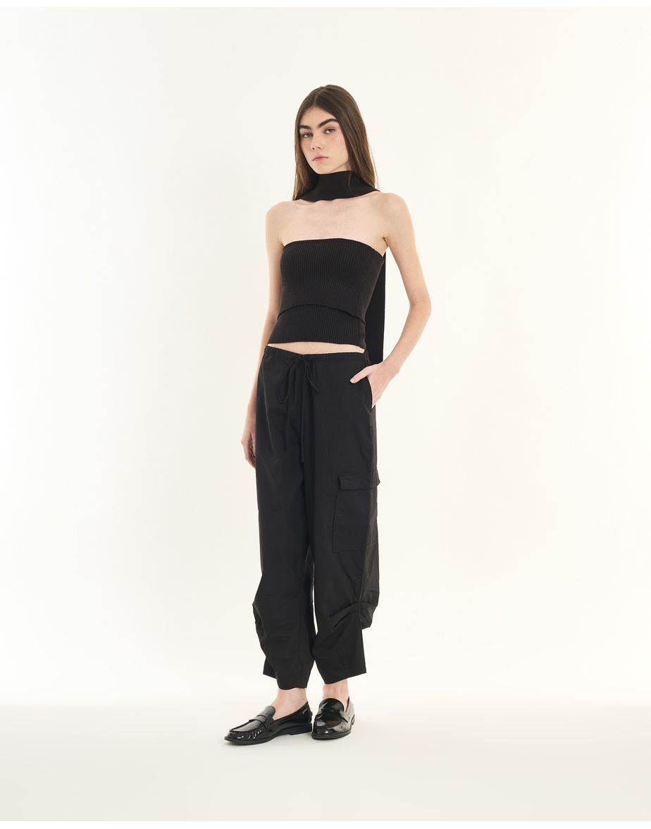 Top tricot inv preto