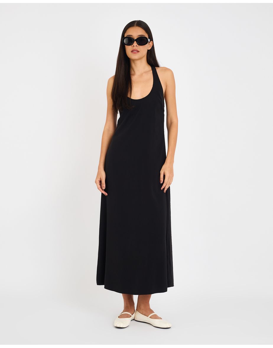 Vestido coluna cay preto