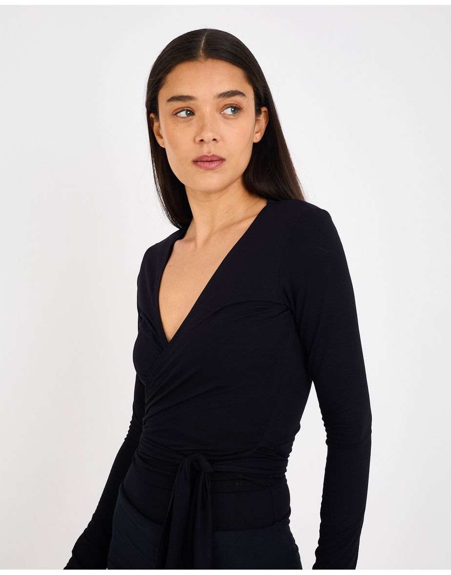 Blusa ballet cay preto