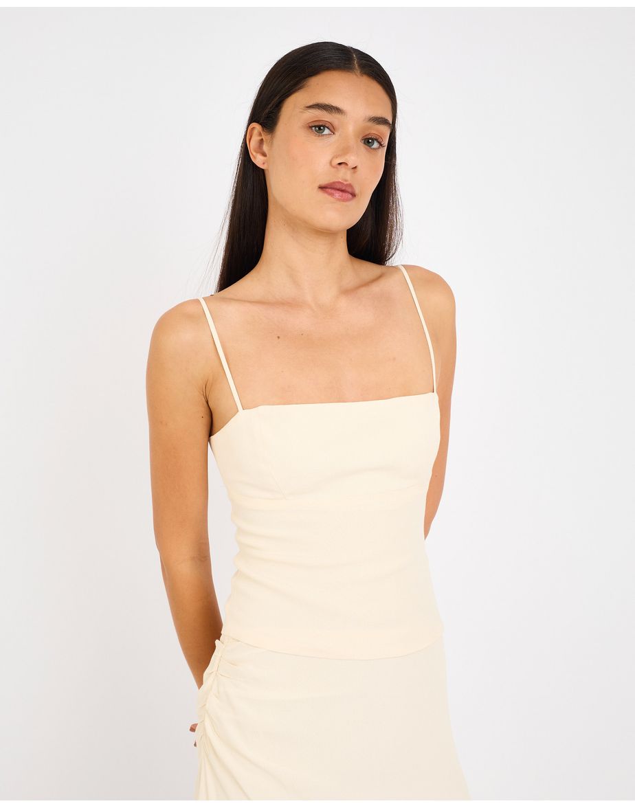 Top alcinha cay off-white