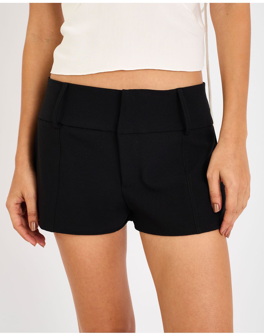 Short alfaiataria cay preto