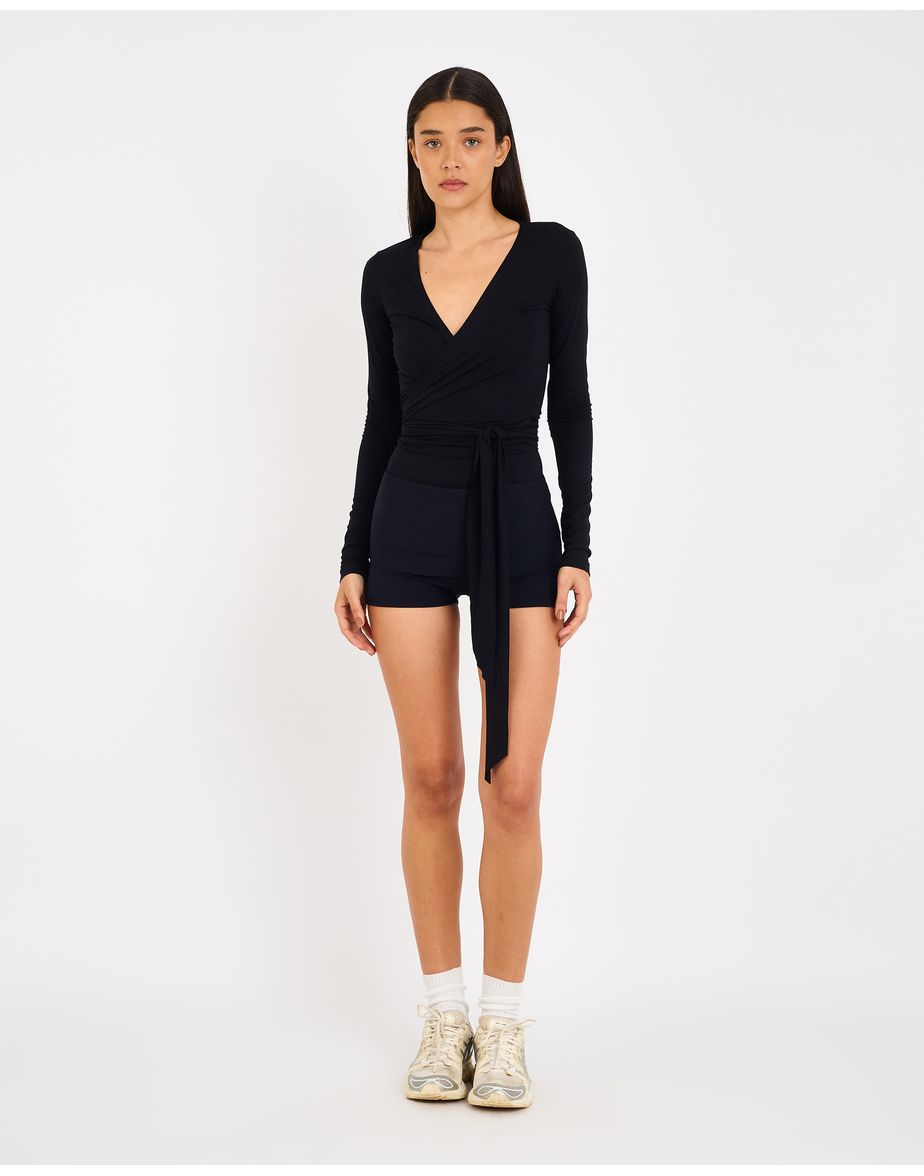 Short ballet cay preto