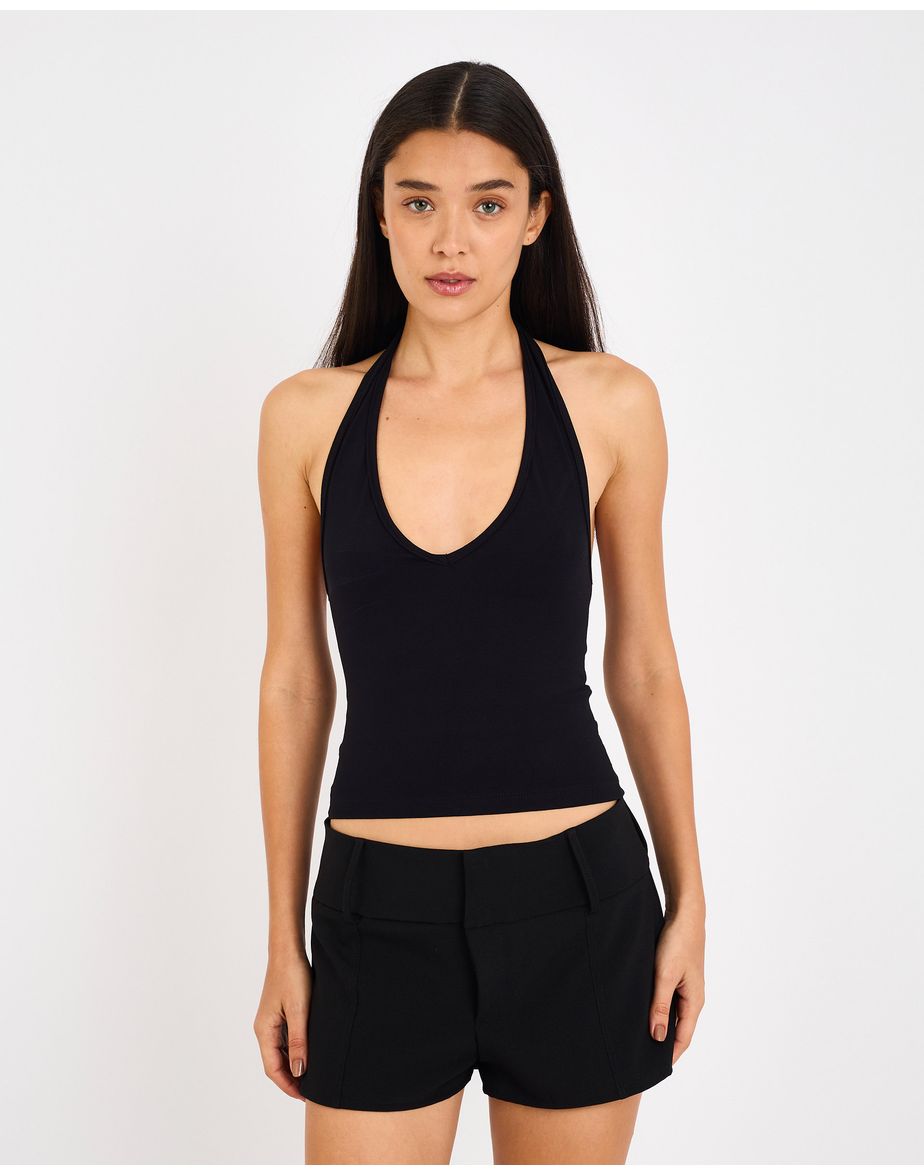 Regata halter cay preto