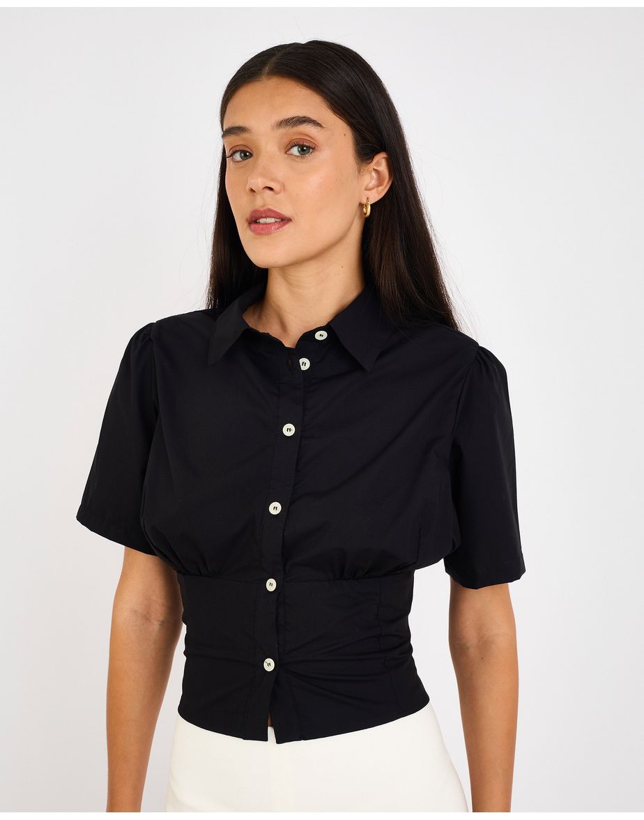 Camisa mg curta cay preto