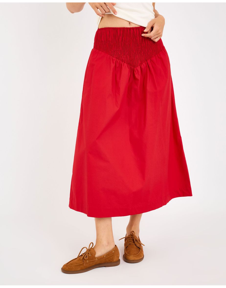 Saia lastex joy vermelho