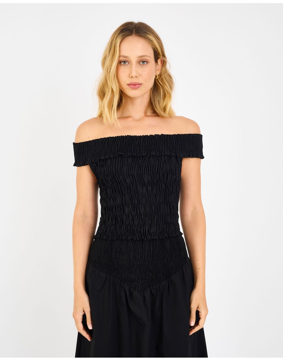 Top lastex joy  preto