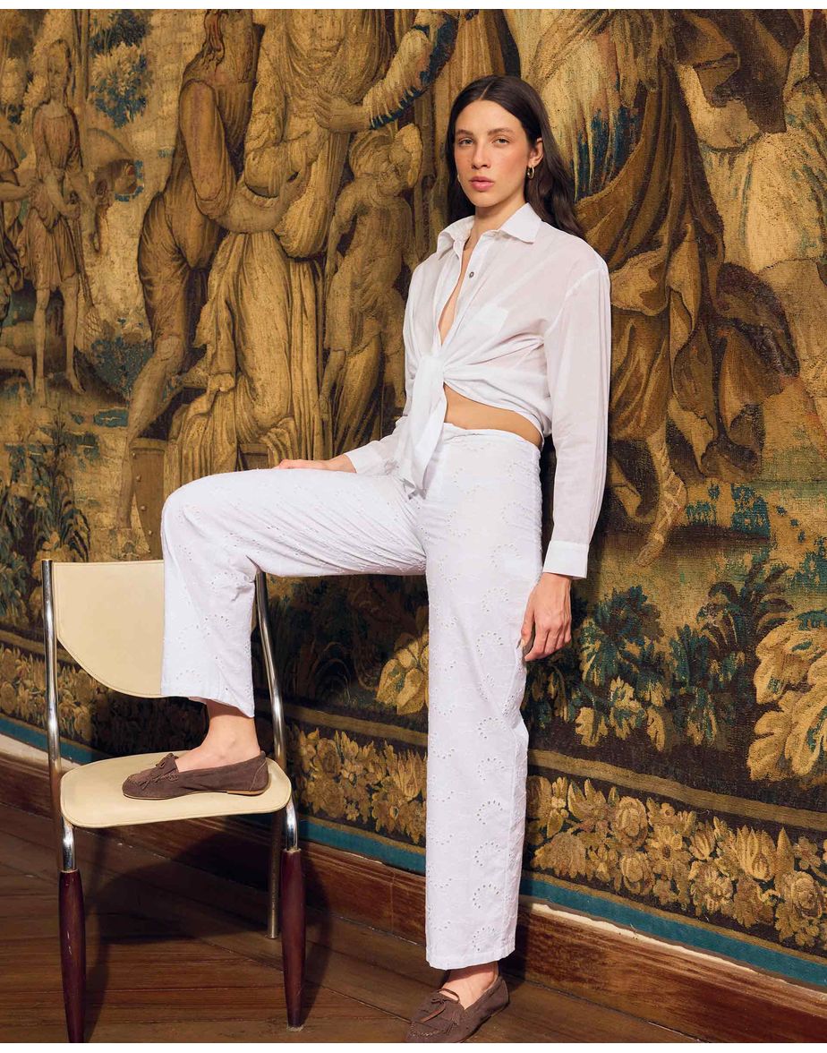 Calça laise joy off-white