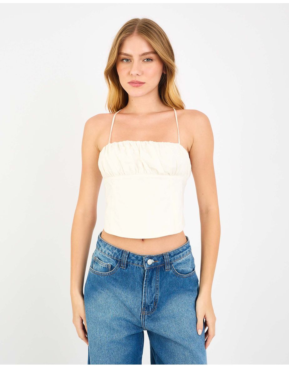 Top franzidos liz off-white