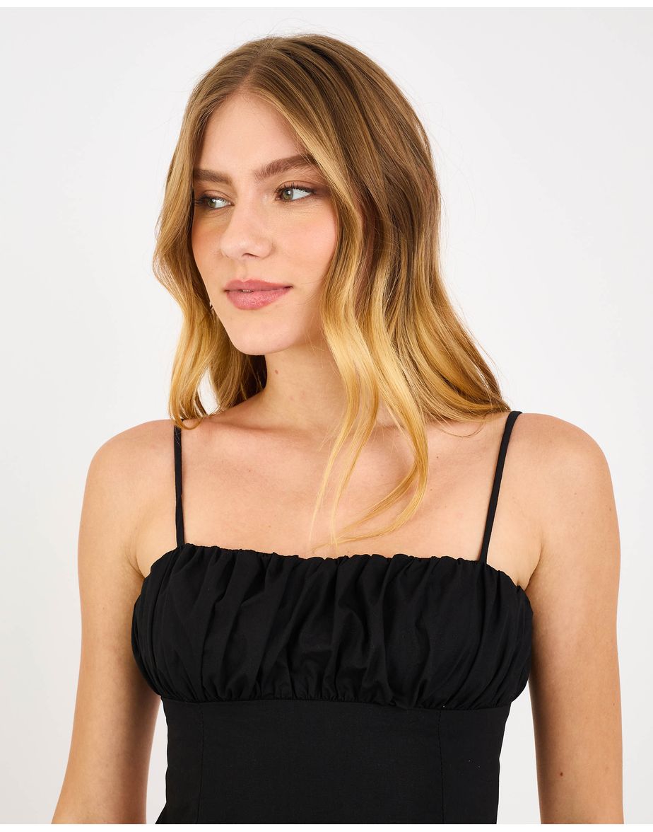 Top franzidos liz preto