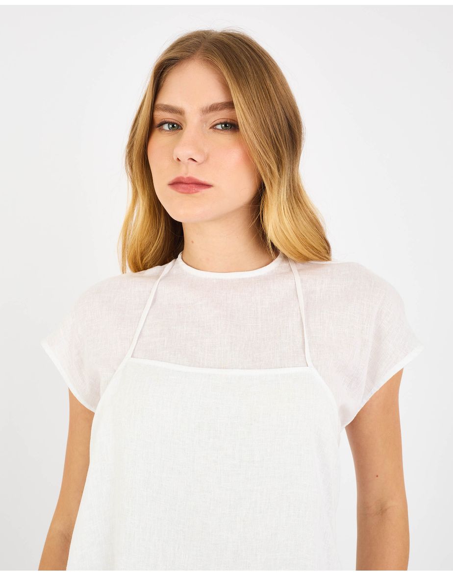 Blusa sobreposição kiara gracie branco